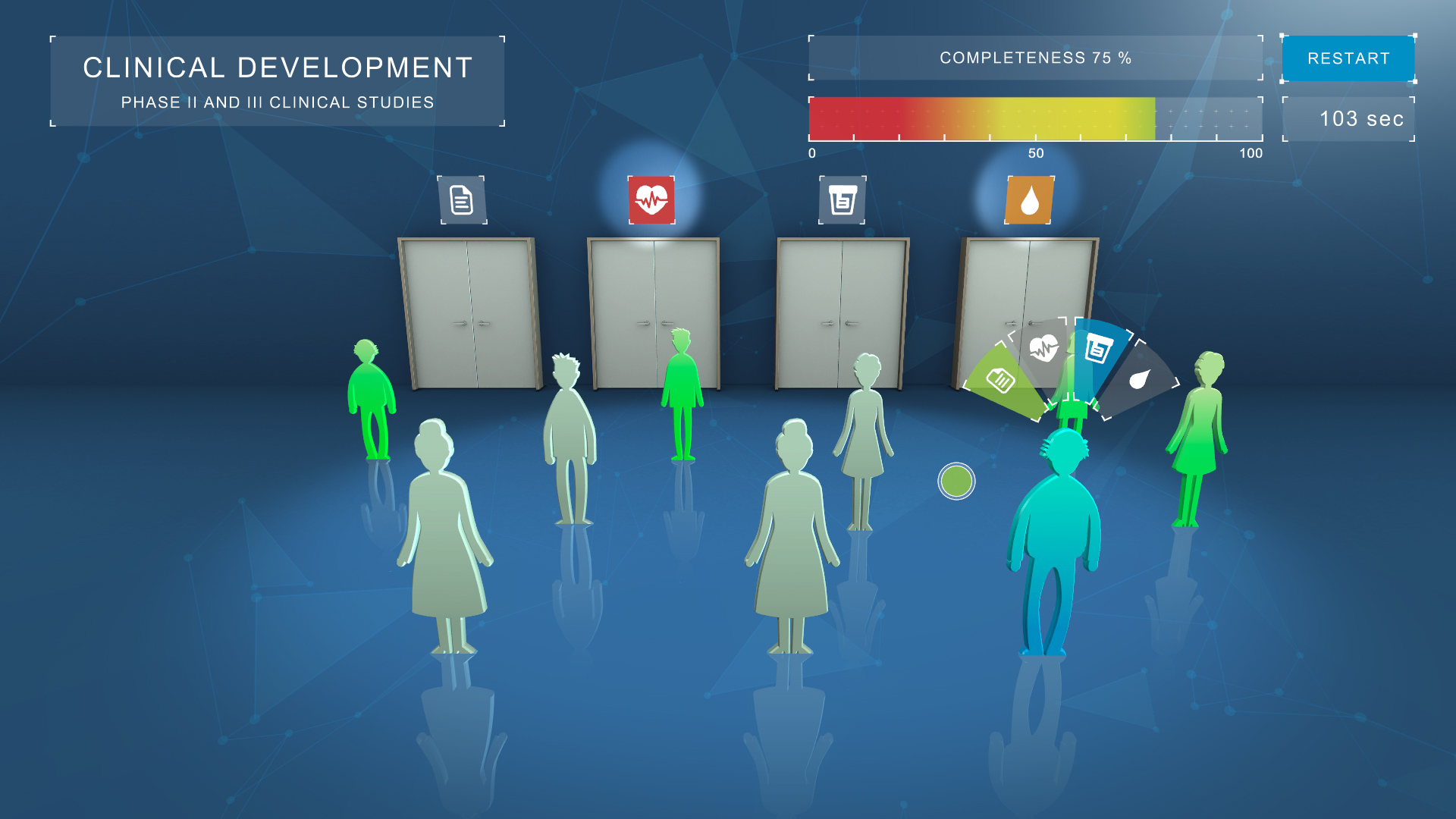 webgl serious game clinical development for bayer