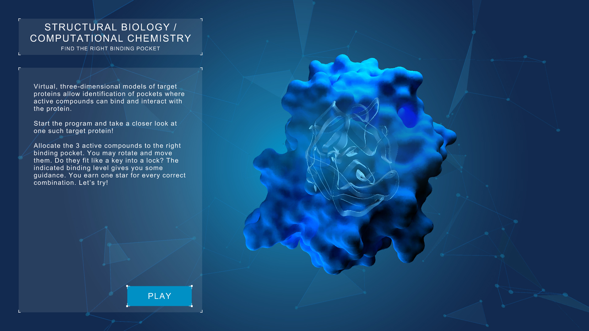 webgl serious game computational chemistry for bayer