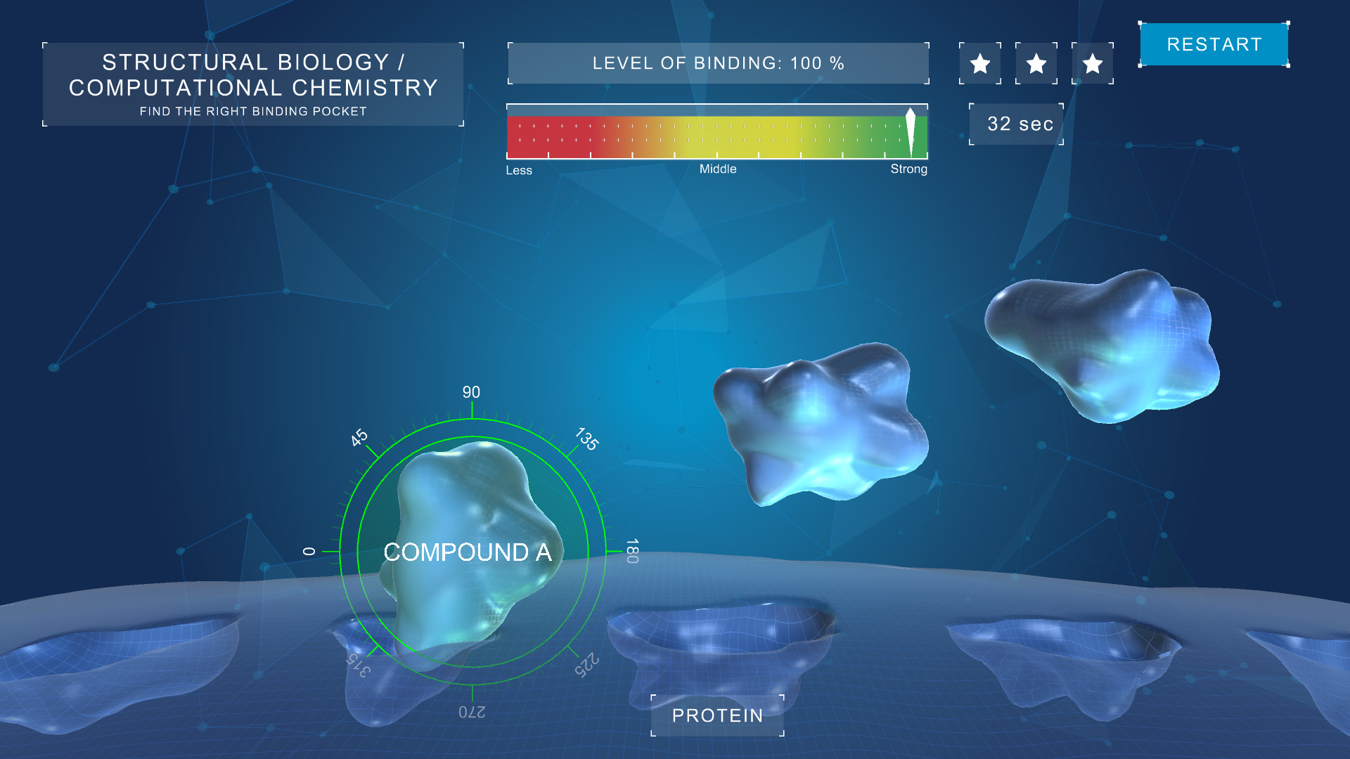 webgl serious game computational chemistry for bayer