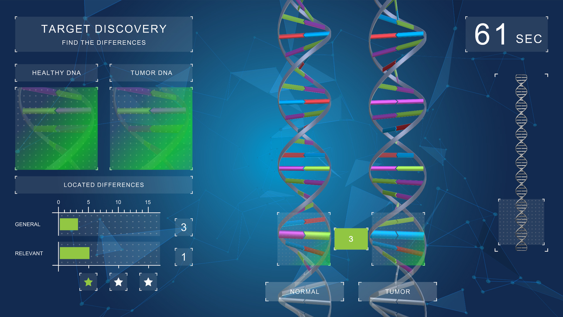 webgl serious game target discovery for bayer third difference