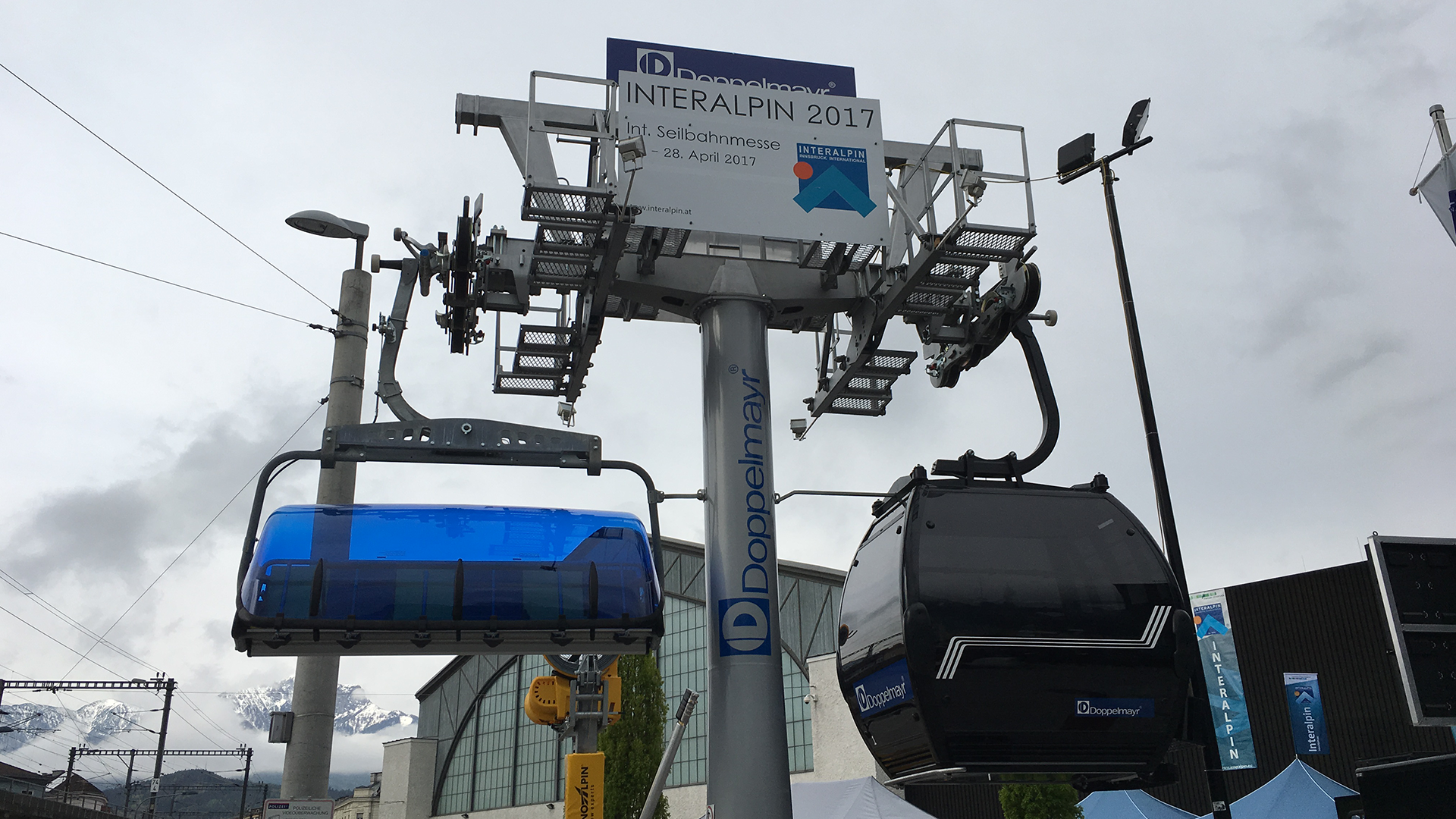 doppelmayr ropeway on interalpin exhibition