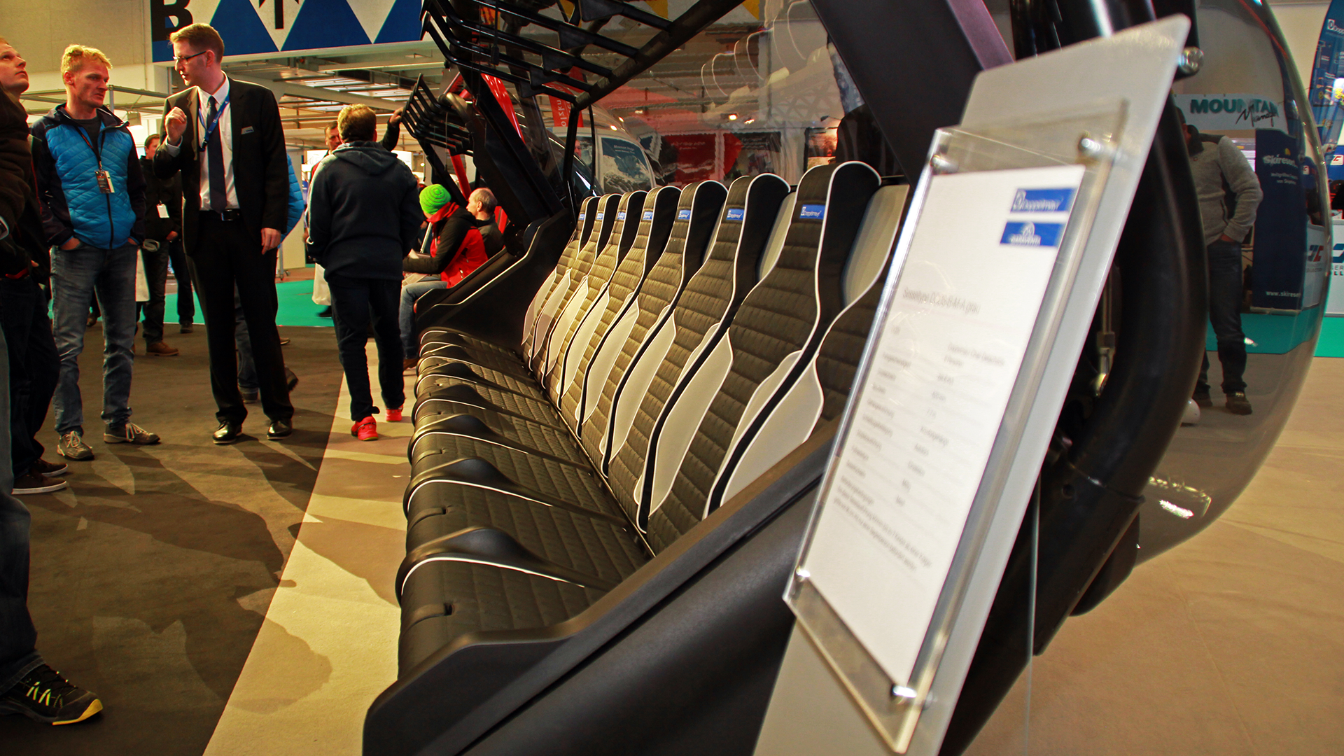 doppelmayr chair on interalpin exhibition