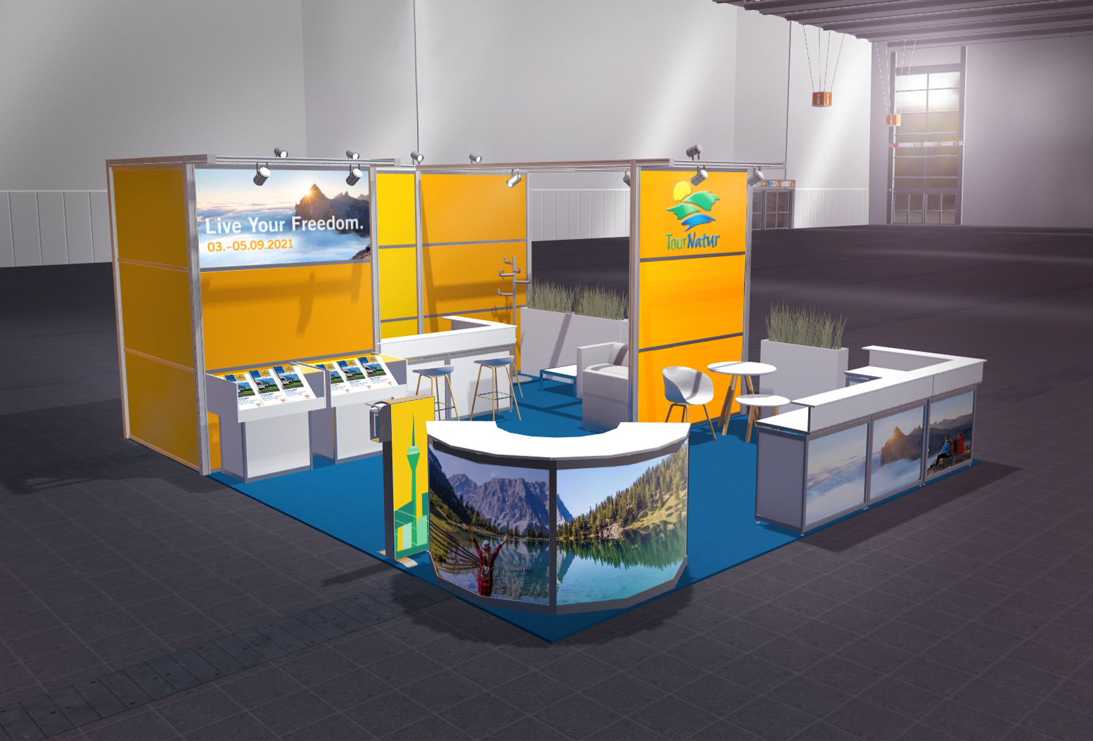 konfigurator webgl systemstand tour natur messe duesseldorf