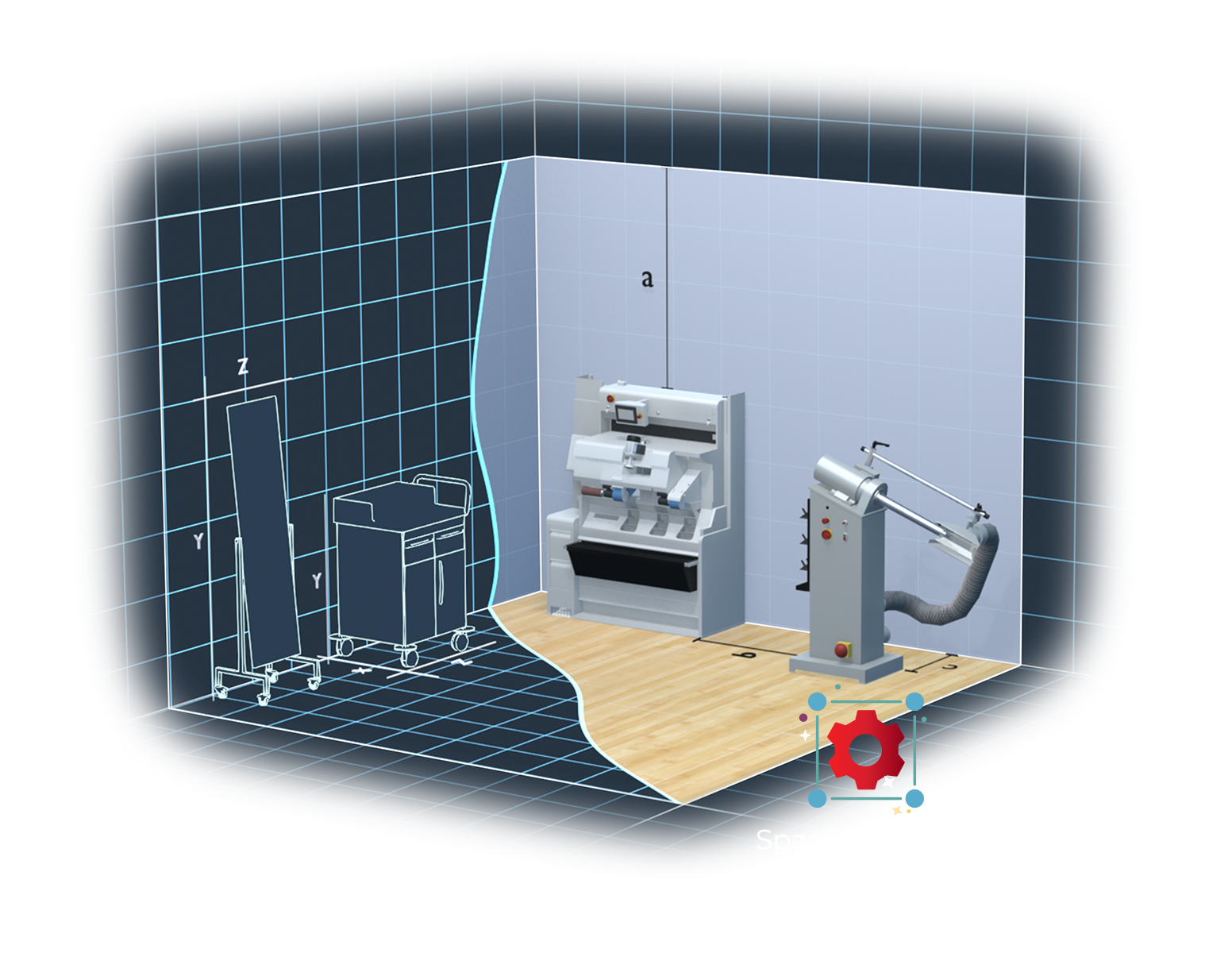 webgl planungstool space planning framework ottobock