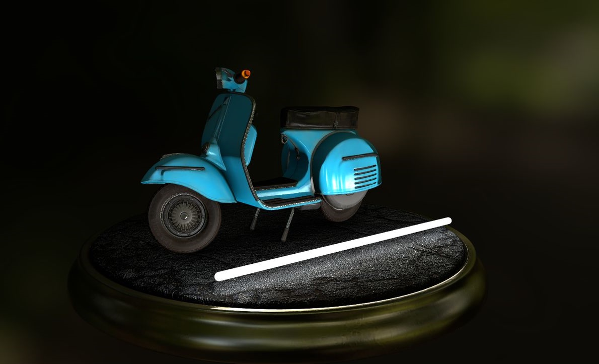 unity redlights by redplant scooter blau