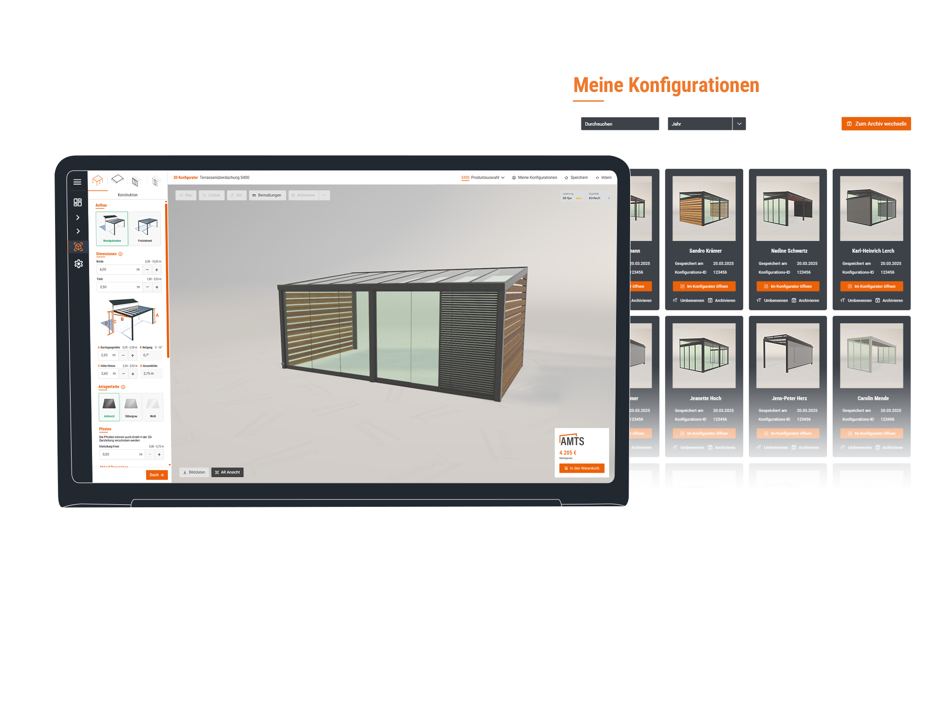 konfigurator webgl haendlermodus schweng terrassenkonfigurator