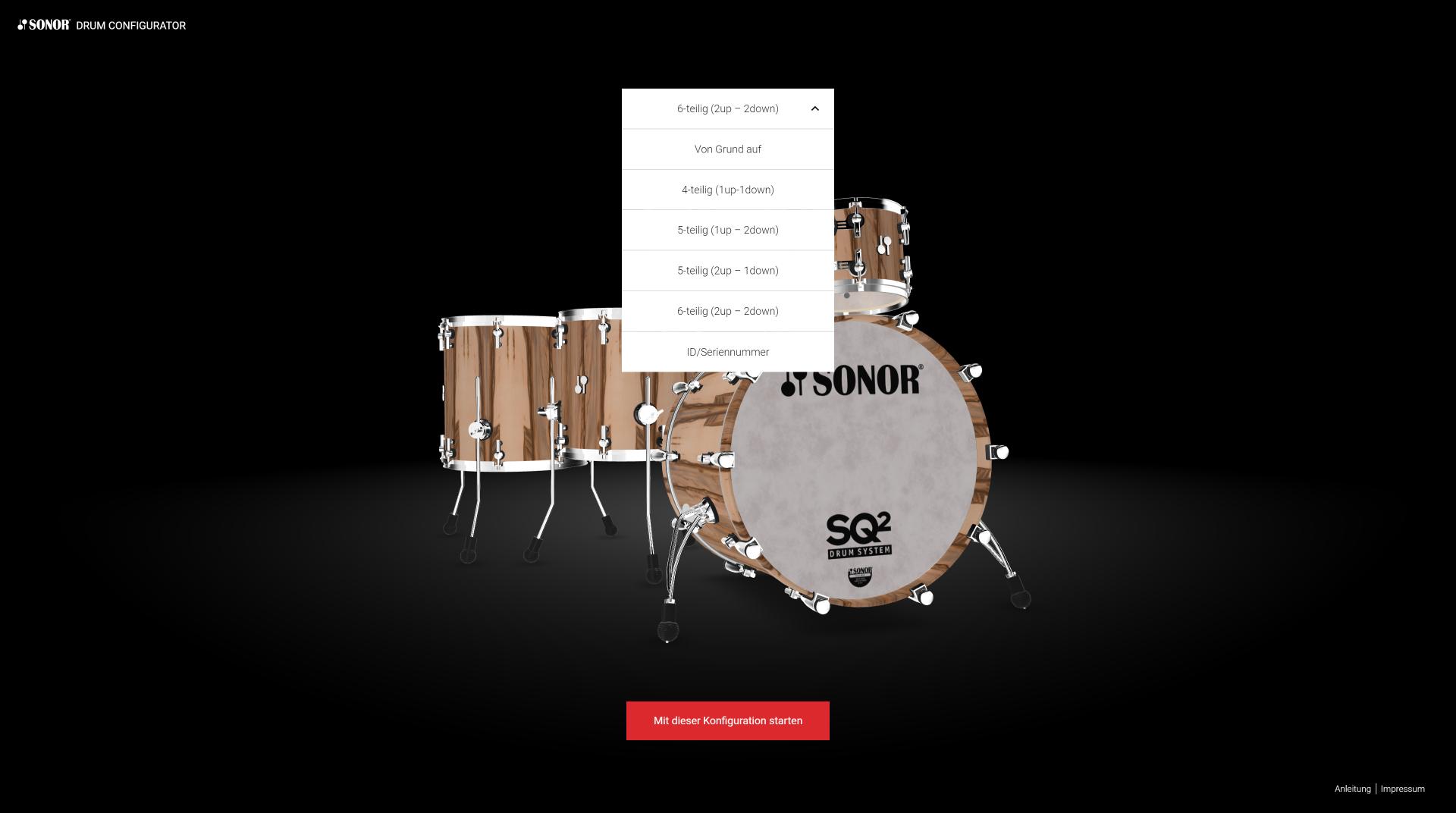 Sonor Drum Configurator [redPlant Realtime Studio]