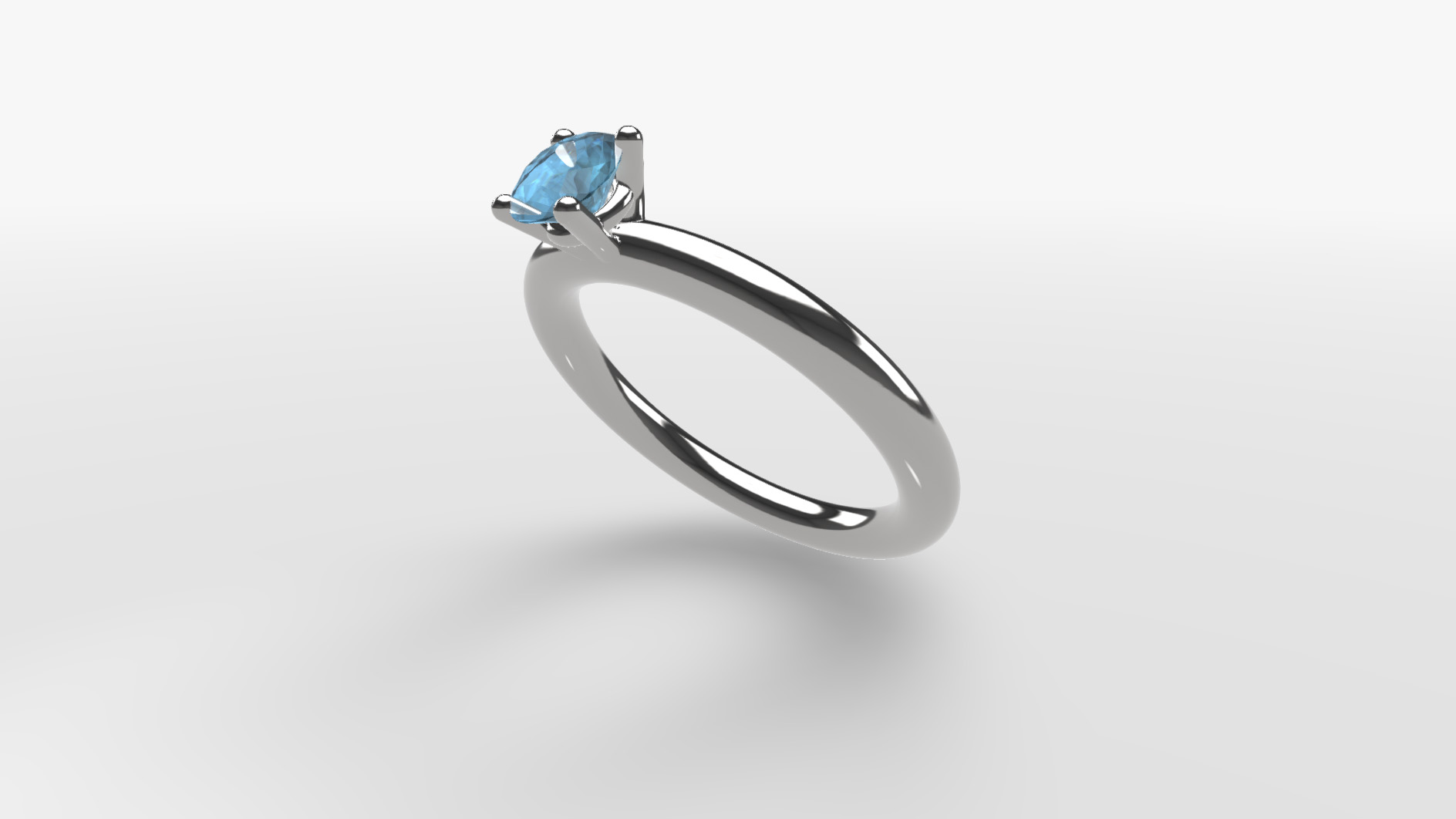 gemkit webgl configurator silver ring with saphire gem