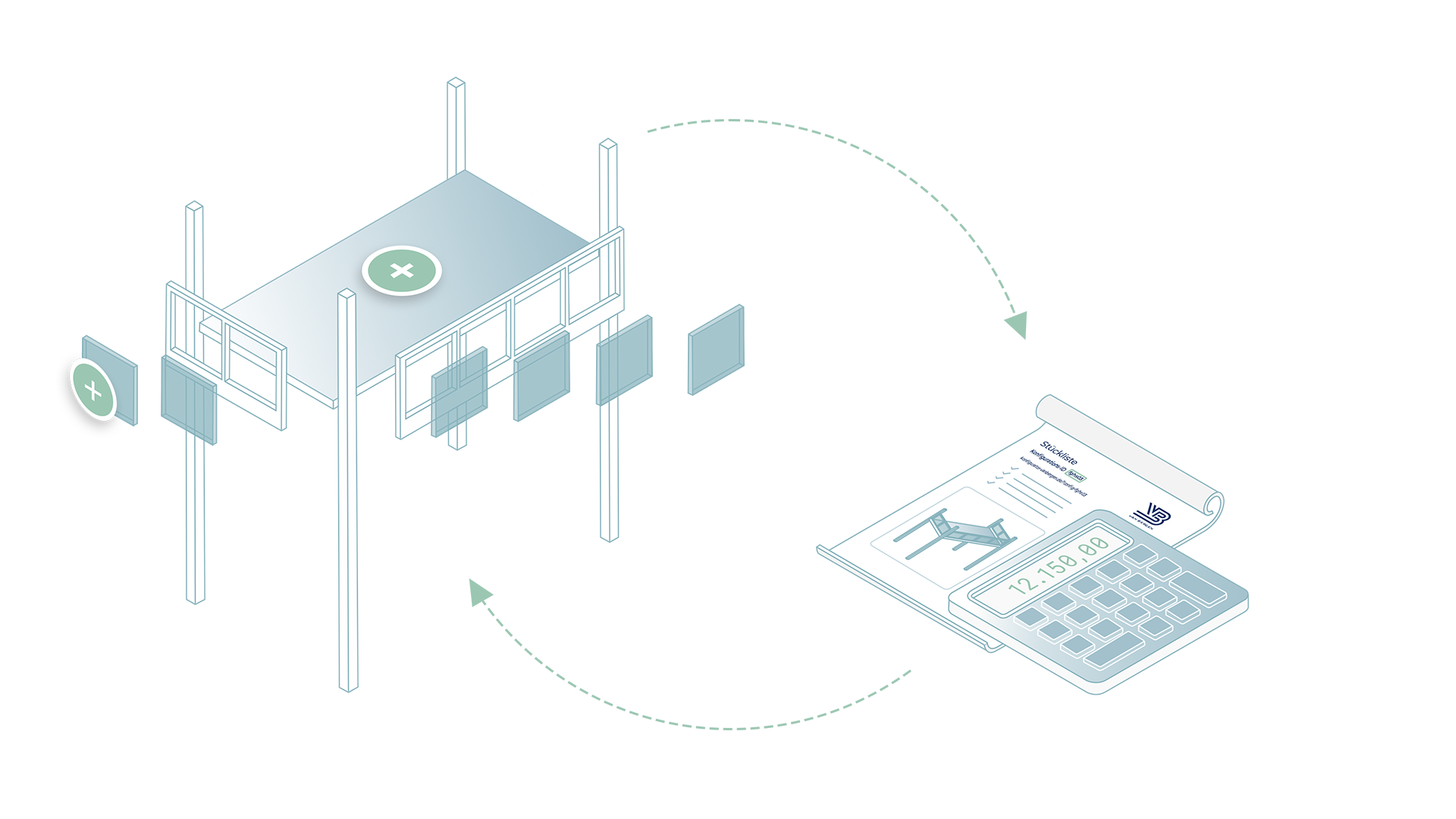 konfigurator webgl funktion preisberechnung van bergen